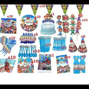 170 pcs Cocomelon Party Supply